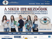 Tablet Screenshot of kmf.uz.ua